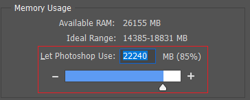 allocate of available RAM