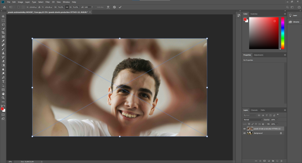 double exposure in photoshop