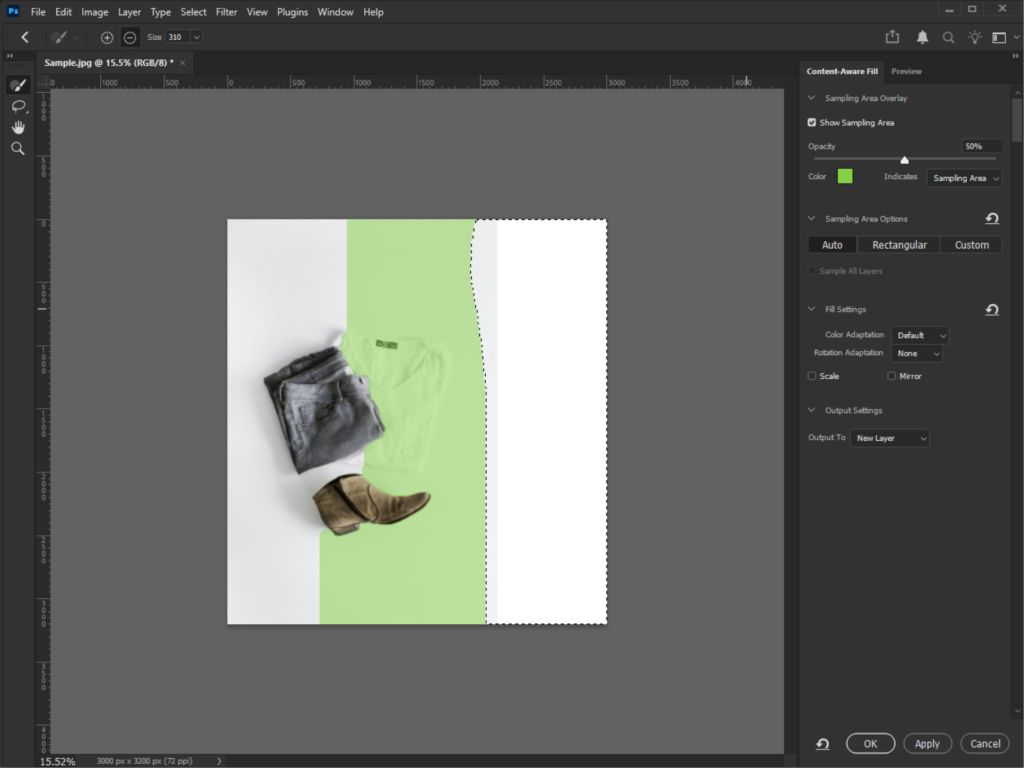 using clone stamp tools