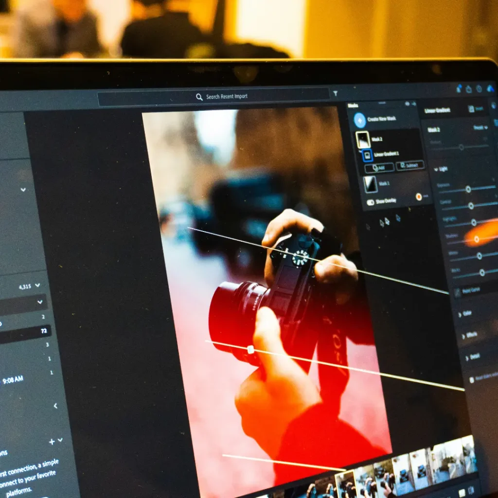 Editing process in AI Enhancement Tools article in Dropicts.com