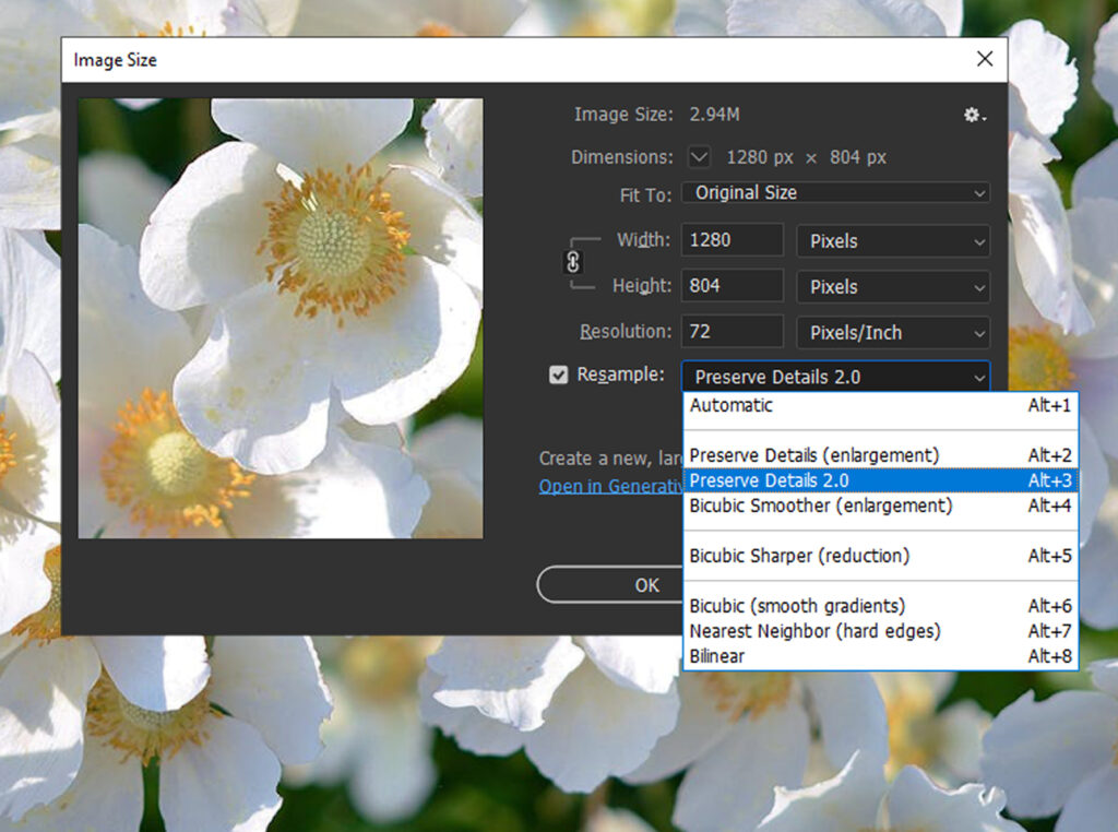Choose the Best Resampling Method