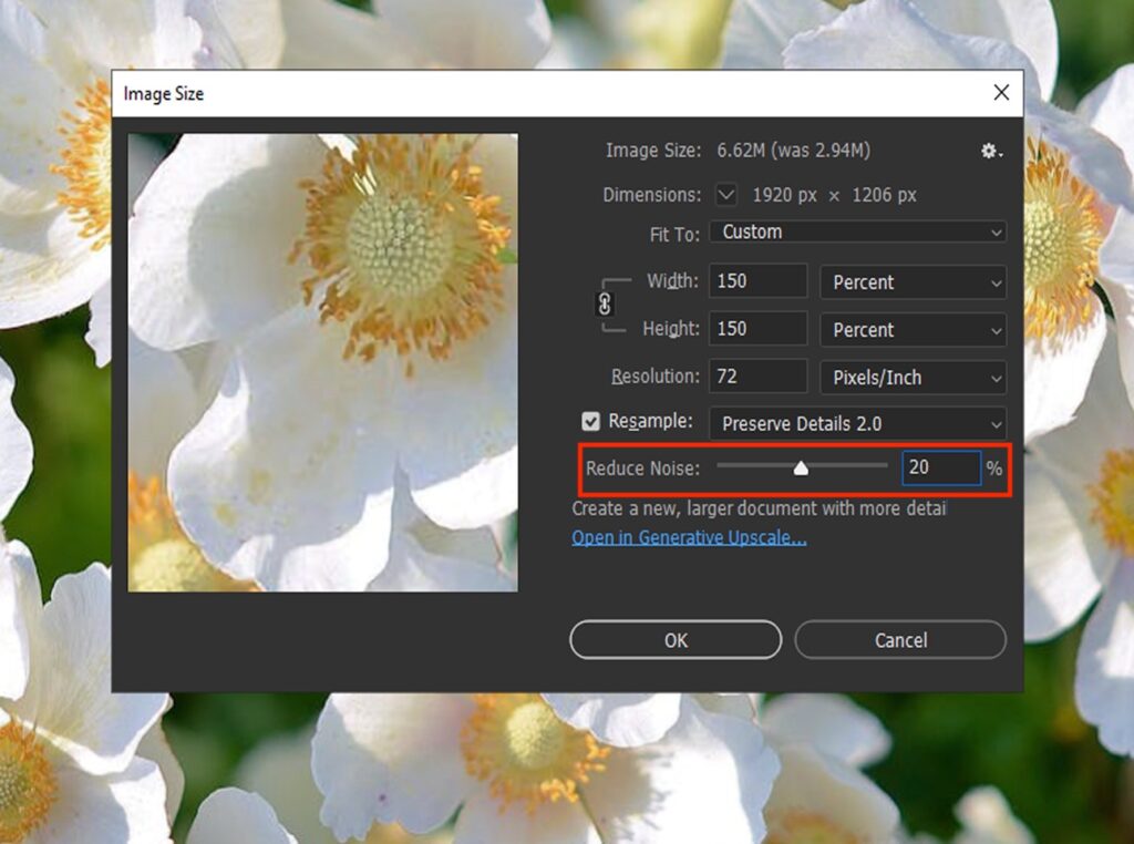 Reduce Noise if Necessary