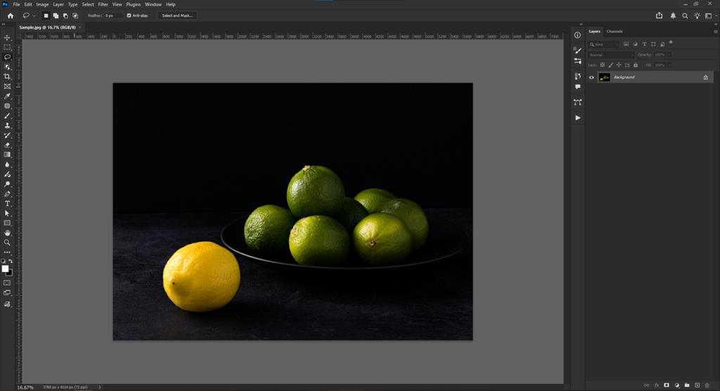Open Your Image in Photoshop