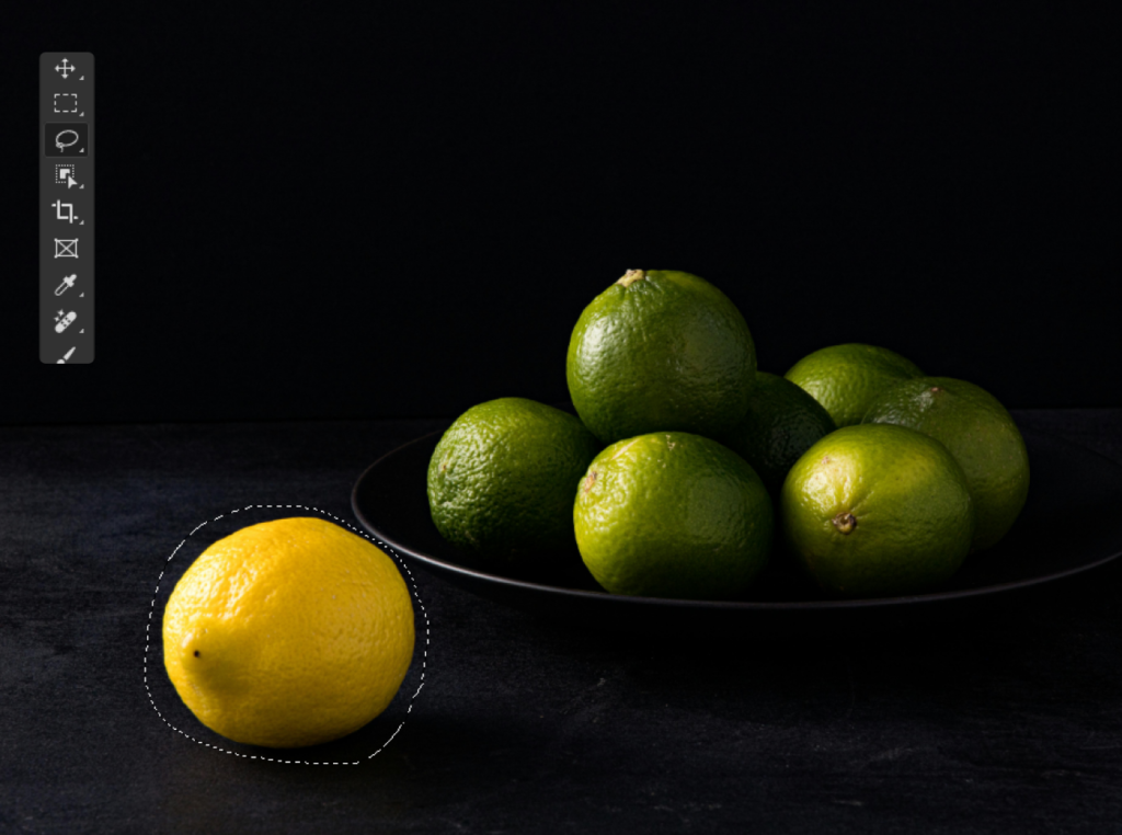 Select the Object With Lasso Tools