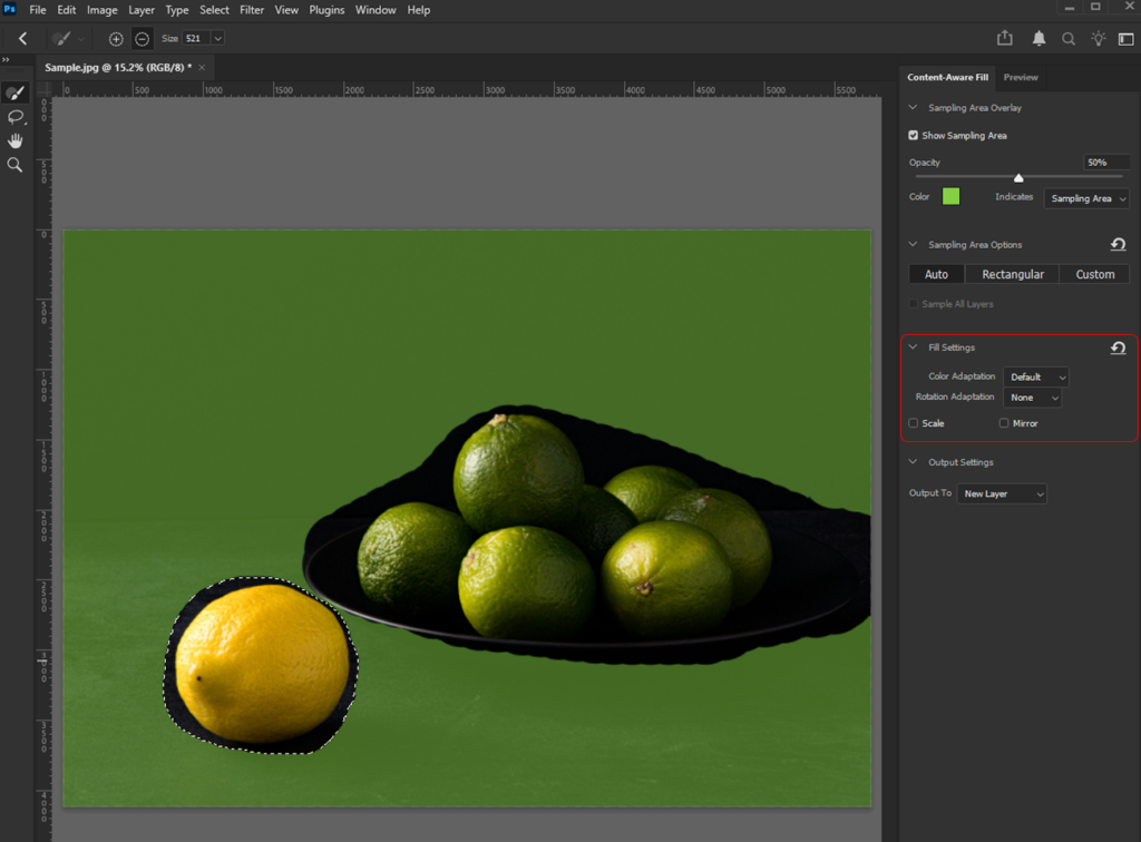Tweak the Settings